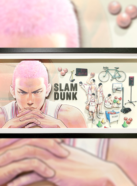 灌篮高手纸艺立体画原画集2PLUS+明信片樱木花道创意礼物装饰画