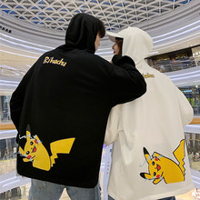 衣服连帽外套 卫衣ins潮牌宽松男士 2019秋季 主恋皮卡丘联名情侣装
