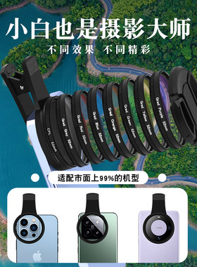手机单反超广角镜头nd渐变偏振镜