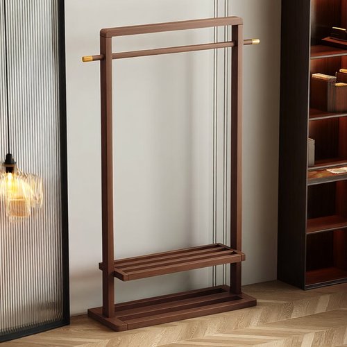衣帽架轻奢高级卧室开放式挂衣架