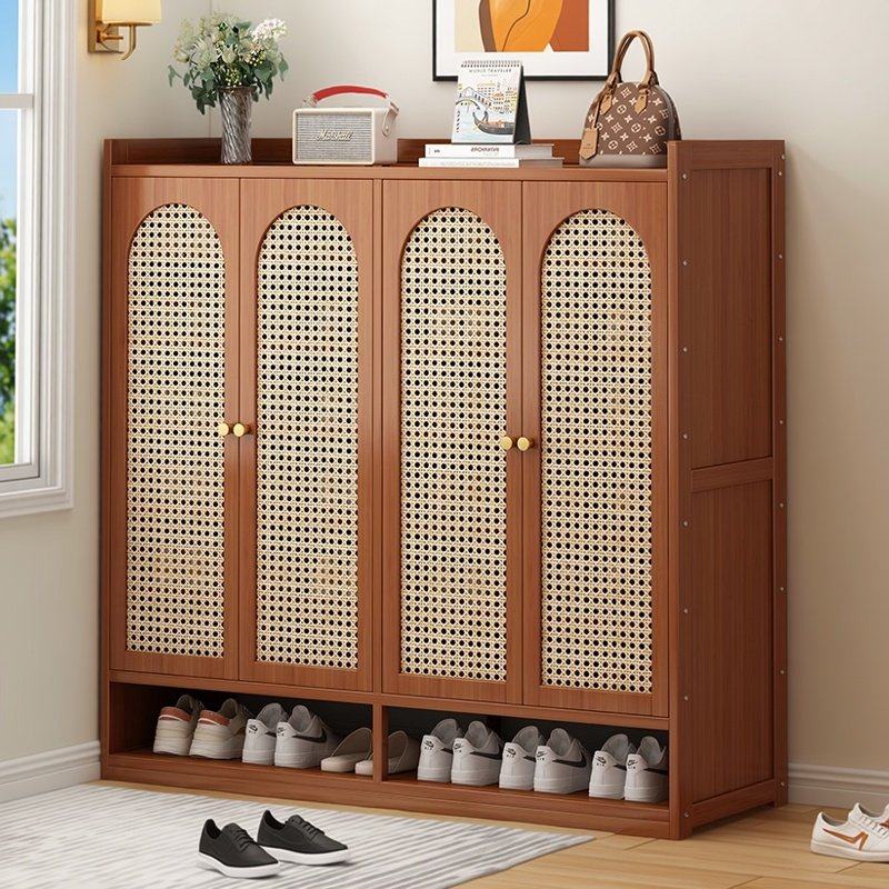鞋柜家用门口可放大码鞋子塑藤门阳台楼道口防尘收纳柜楠竹鞋架子,住宅家具,鞋柜,淘宝优惠券,粉丝福利购,淘宝优惠卷