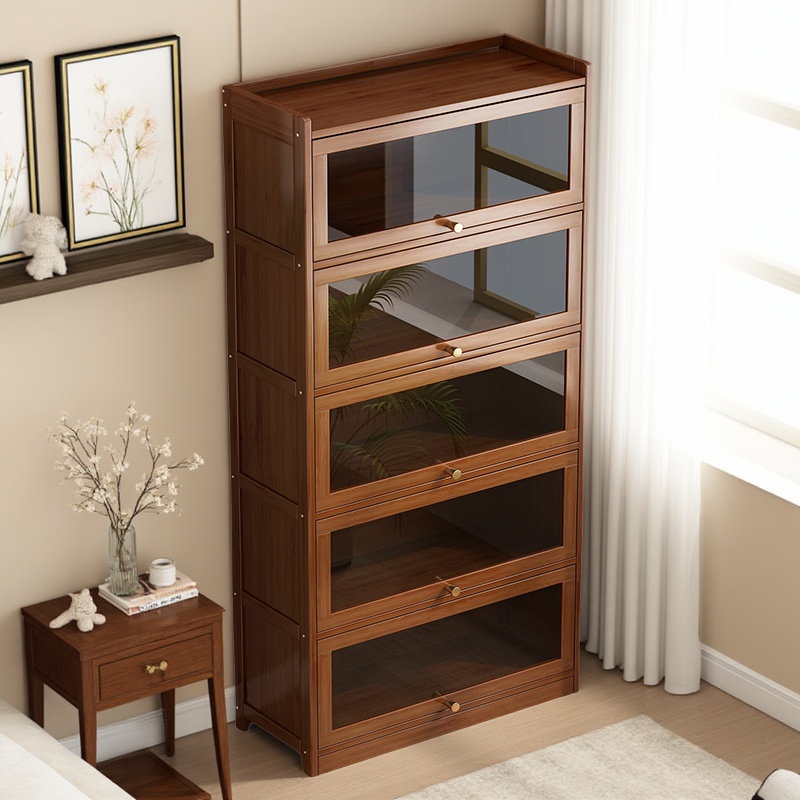 多功能书架家用靠墙隔断一体书柜