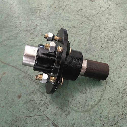 5*114.3轮芯轴头总成拖车直轴半轴拖车房车改装配件葫芦头哈巴头