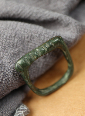 精品包老皮壳熟稔藏系千年天铁托甲金刚杵戒指手饰品高档文玩藏饰