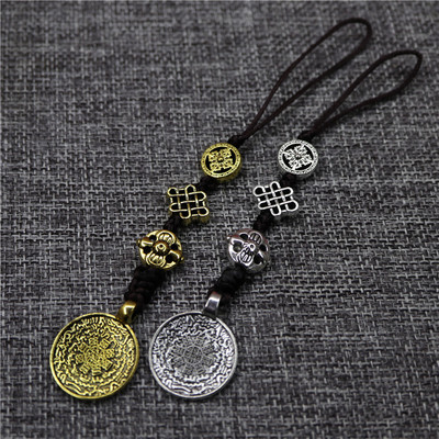 九宫八卦牌佛牌护身牌合金铜包挂