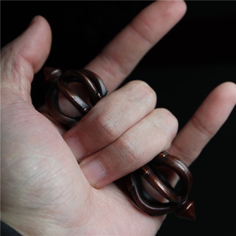 精工实修紫铜九股金刚杵西藏精品降魔杵手持佛堂供养特色藏饰品