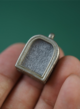 特价西藏传精工白利玛铜小嘎乌盒吊坠民族风脖挂配饰件亚克力盖