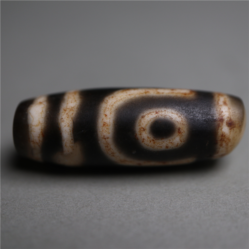 〓包老〓精品小胖子西藏手工如意两眼料器天珠藏式顶珠配珠坠A05