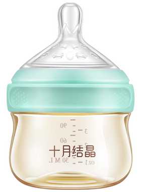 十月结晶宽口PPSU奶瓶90ml