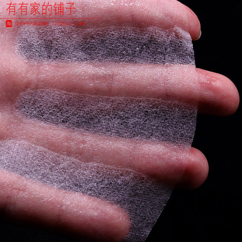 萌薄补水保湿一次性做水疗的桑蝉蚕丝非压缩鬼脸干面膜纸100片