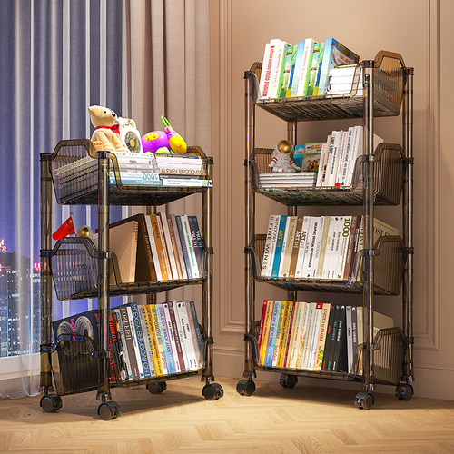 加大加厚书架！轻奢高级灰透