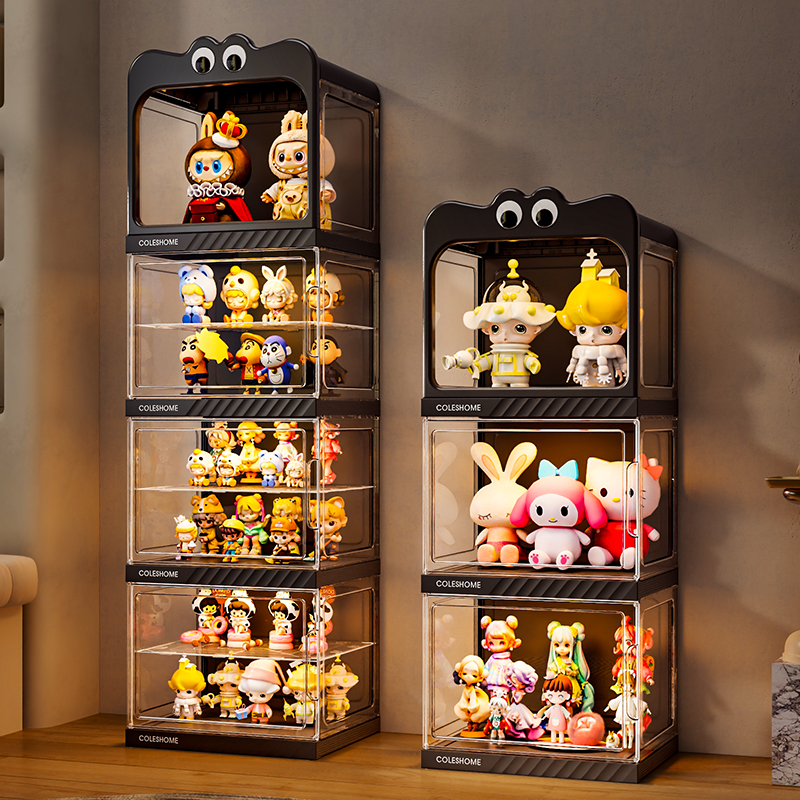 卡通手办柜●可分层●高清透展示