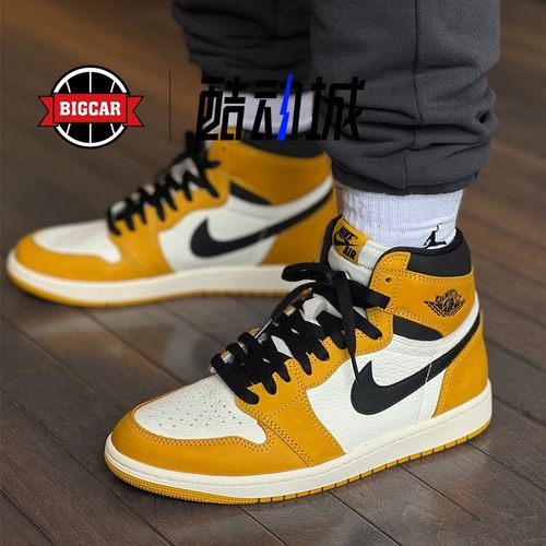 AIR JORDAN 1 HIGH OG GS AJ1高帮休闲篮球鞋 FD1437-701 160