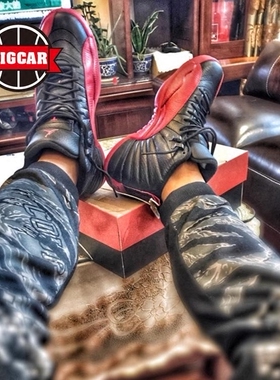 AIR JORDAN 12 FLU GAME AJ12 黑红 白灰 130690-002 014 160