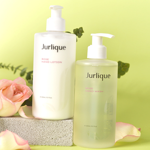 jurlique茱莉蔻玫瑰柠檬&天竺葵柔肤护手乳洗手液滋润300ML抗菌