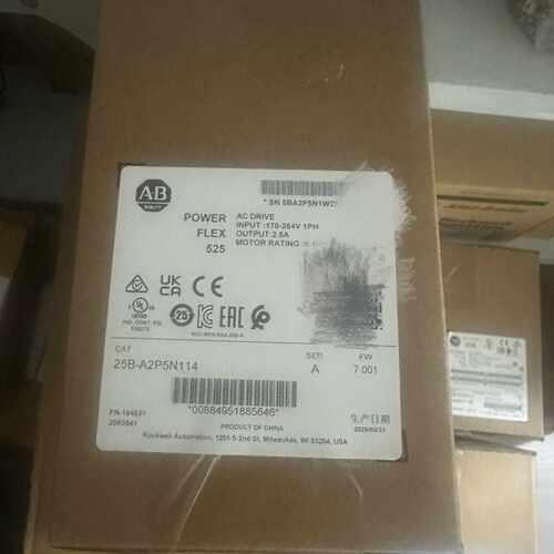 询价AB变频器25BA2P5N114实物图