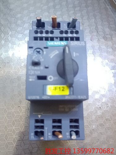 (胜发设备）西门子马达保护断路器一个3RV-2011-1EA25系列。拆