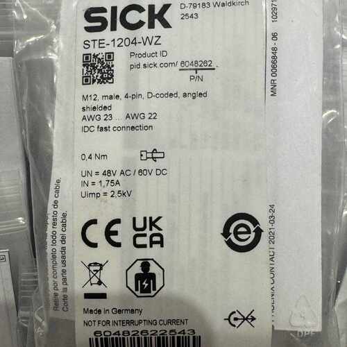 询价SICK西克连接器型号STE1204WZ德国