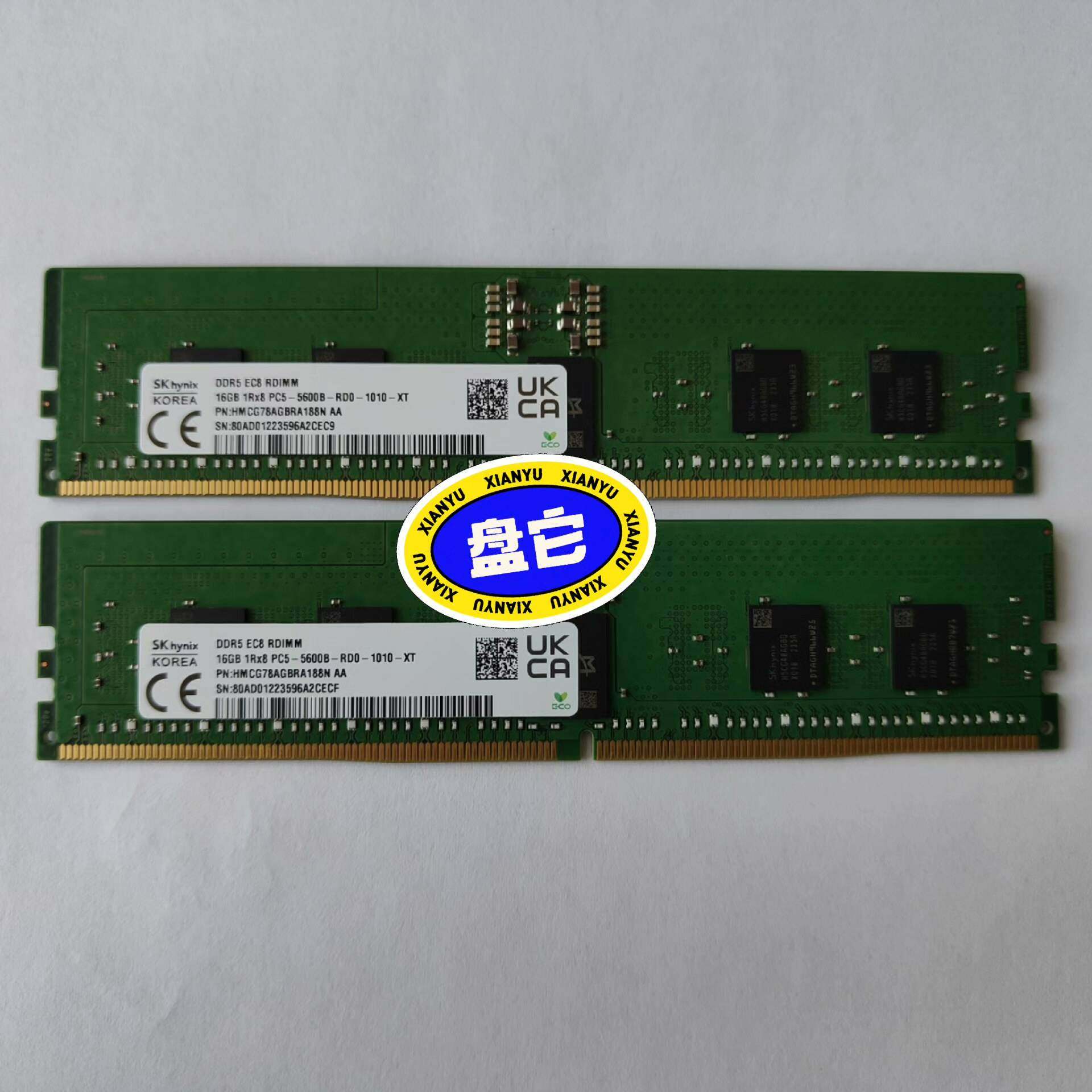 议价-SK 海力士 16G DDR5 1Rx8 5600 RDIM