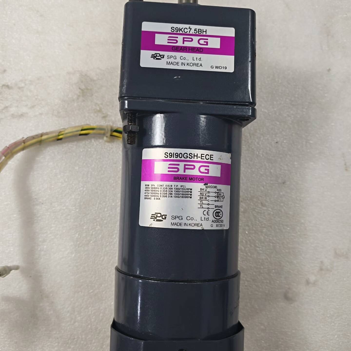 议价-SPG电机S9I90GSH-ECE/S9KC7.5H，90W