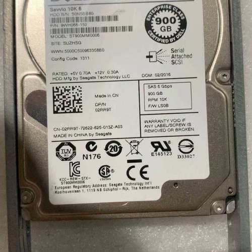 议价-DELL戴尔02RR9T+ST900MM0006+9WH06