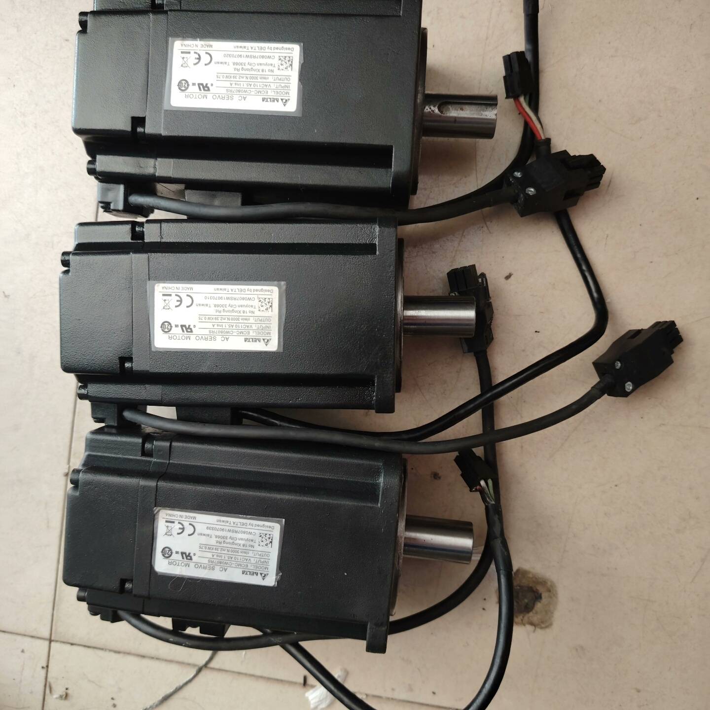 议价-台达750W伺服电机，ECMC一CW0807RS，功能包