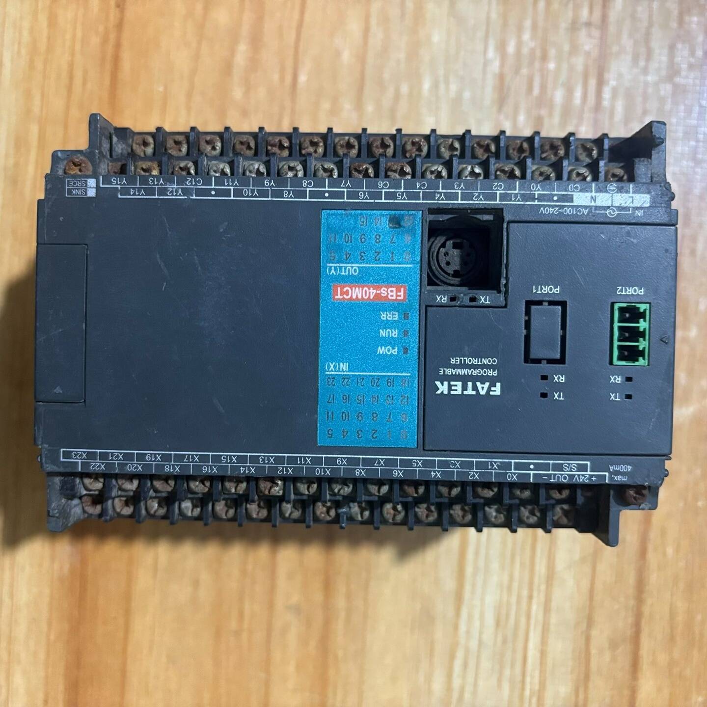 议价-永宏FBs-40MCT可编程控制器，功能正常