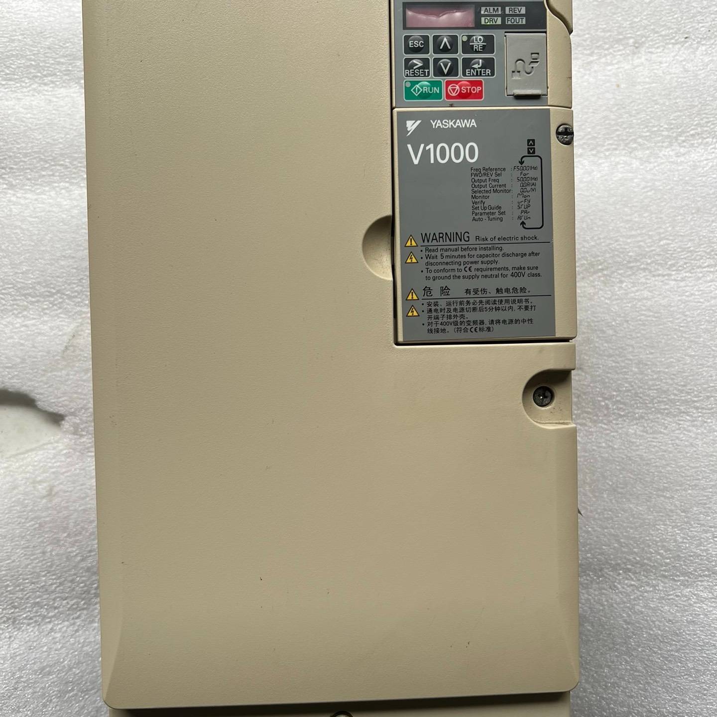 议价-安川变频器CIMR-VB4A0031FBA，15KW/11K