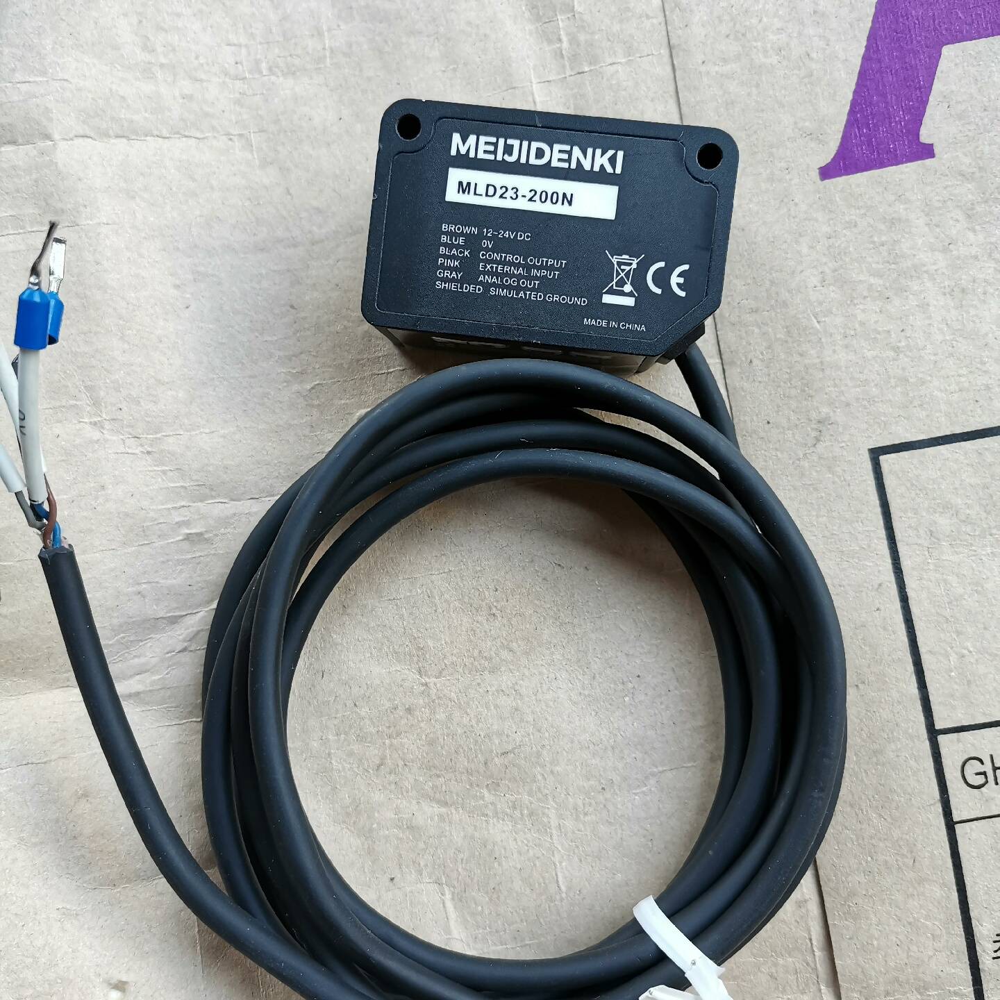 议价-Meijidenki明治激光传感器MLD23-200N，光学