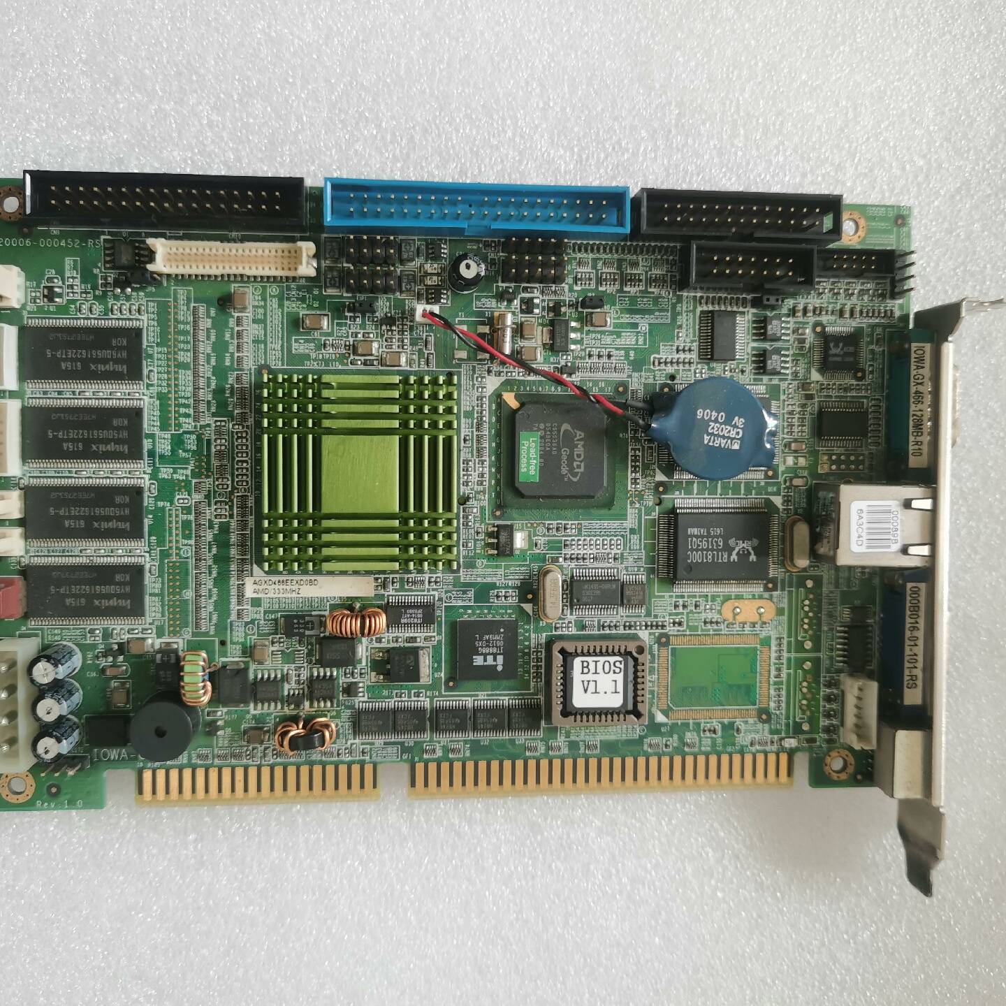 议价-威达 IOWA-GX-466-128MB-R10，二手拆机测