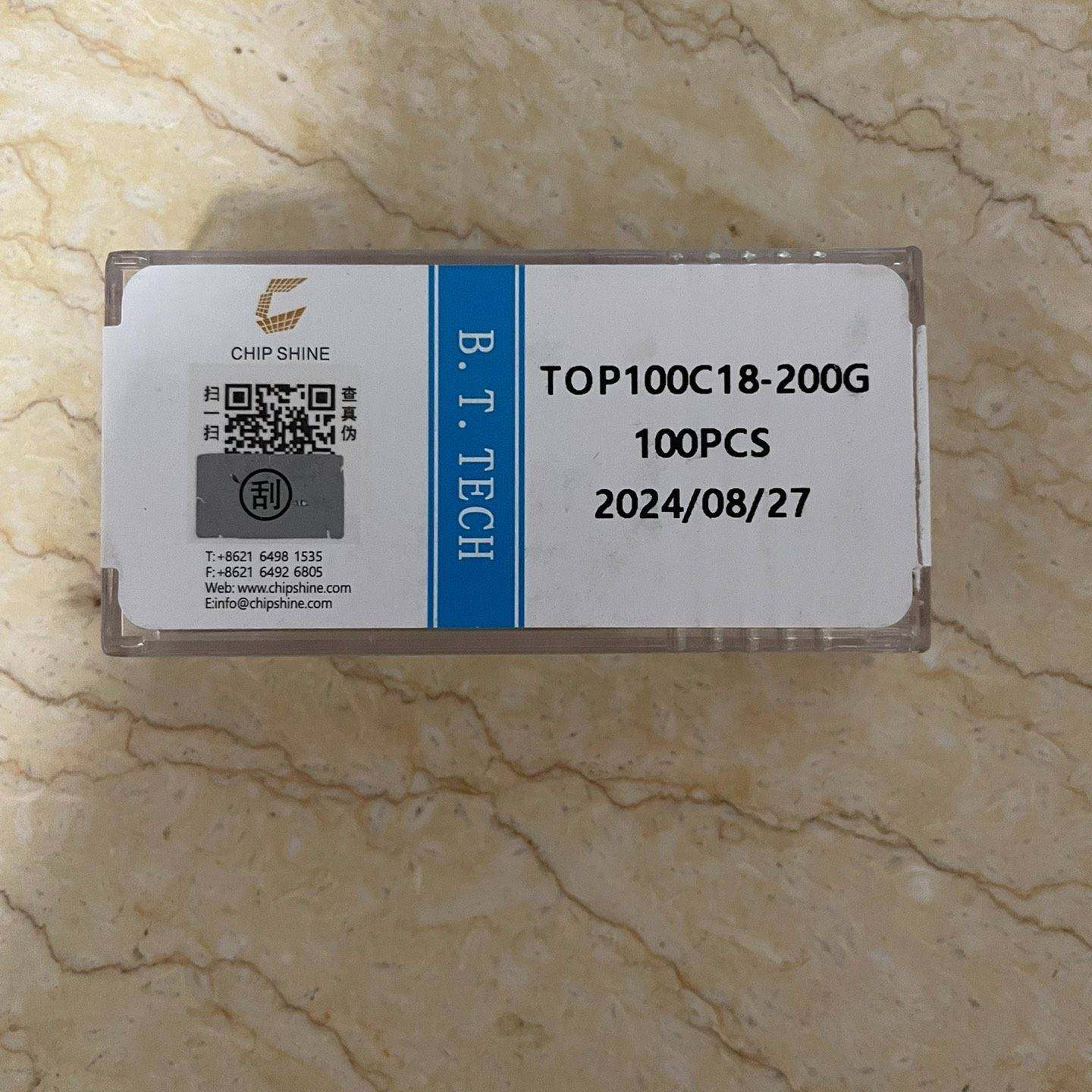 议价-全新BT圆头探针，型号TOP100C18-200G，共8盒