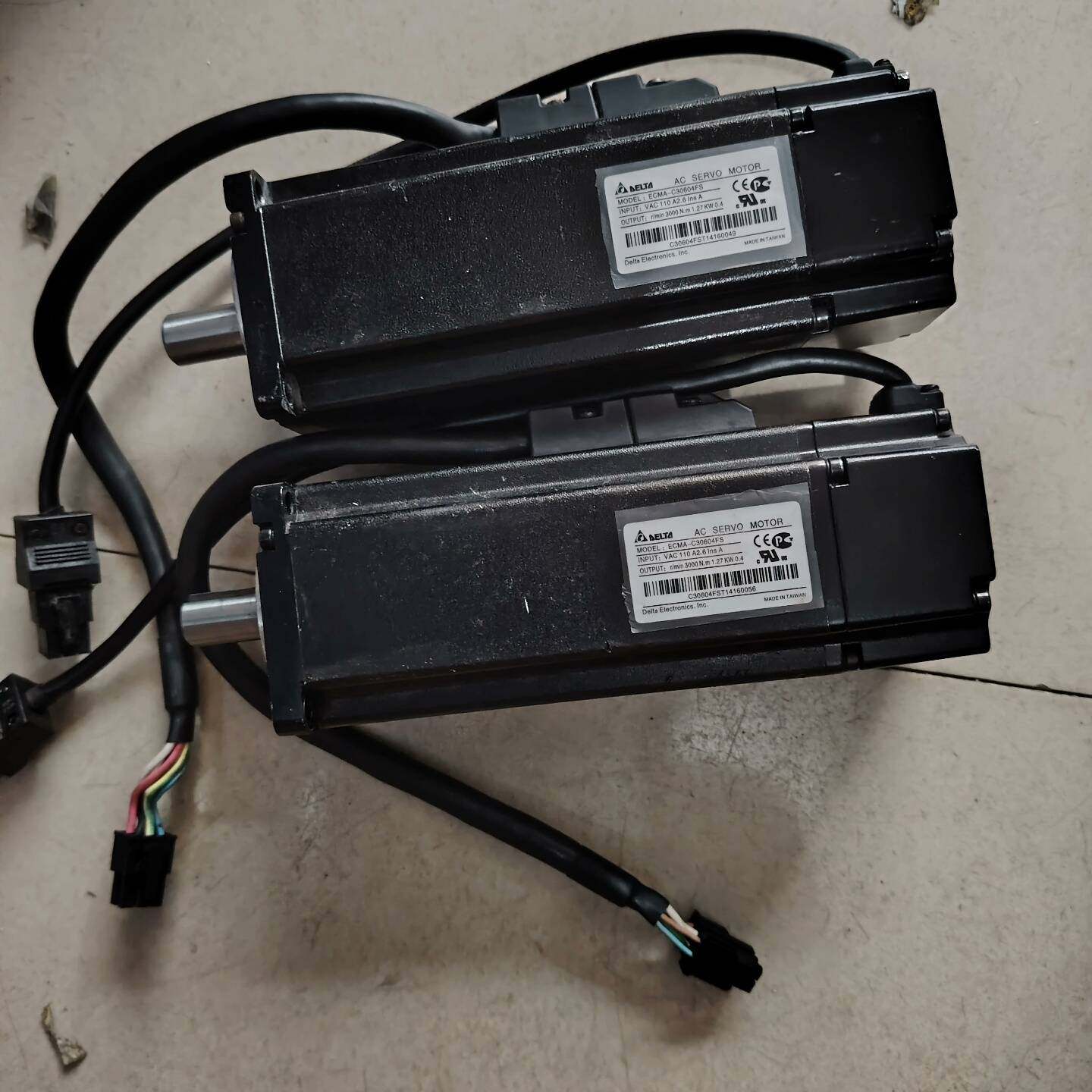 议价-台达伺服电机ECMA-C30604FS，400W带刹车，功