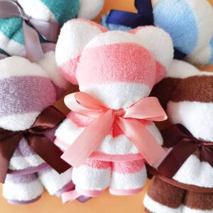 造型小熊毛巾满月结婚伴手礼