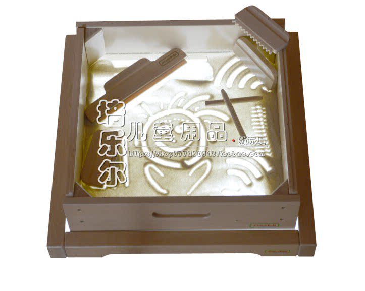 正方形智能多色led教学灯箱沙盘游戏早教园儿童透视沙画艺术玩具