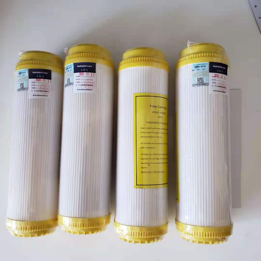原装正品汉斯顿净水器家用厨房直饮机超滤机配件前置软化树脂滤芯