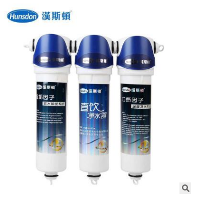 汉斯顿净水器高端家用厨房直饮过滤净水机HSD-400DK-A-B 全套滤芯