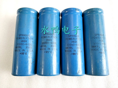 美国老版思碧SPRAGUE 36DE 60V30000UF代63V33000UF 音频滤波电容