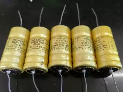 Alsic French Imported Fever Audio Filter емкость 16V2200UF -усилитель фильтр -конденсатор CO43 Series