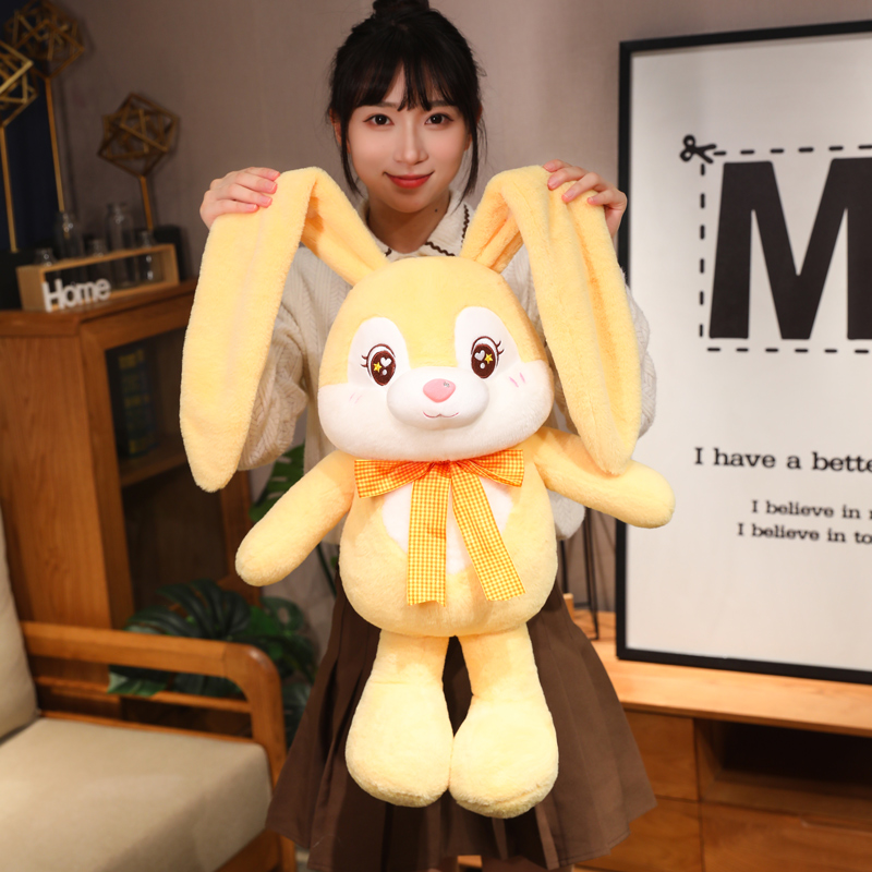 可以拉耳朵的小兔子玩偶