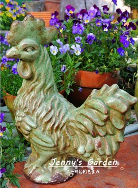 法式风陶土窗台孤品摆件