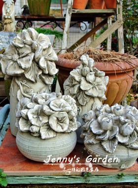 欧式风花朵布景橱窗样品摆件