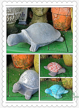 陶土庭院孤品摆件