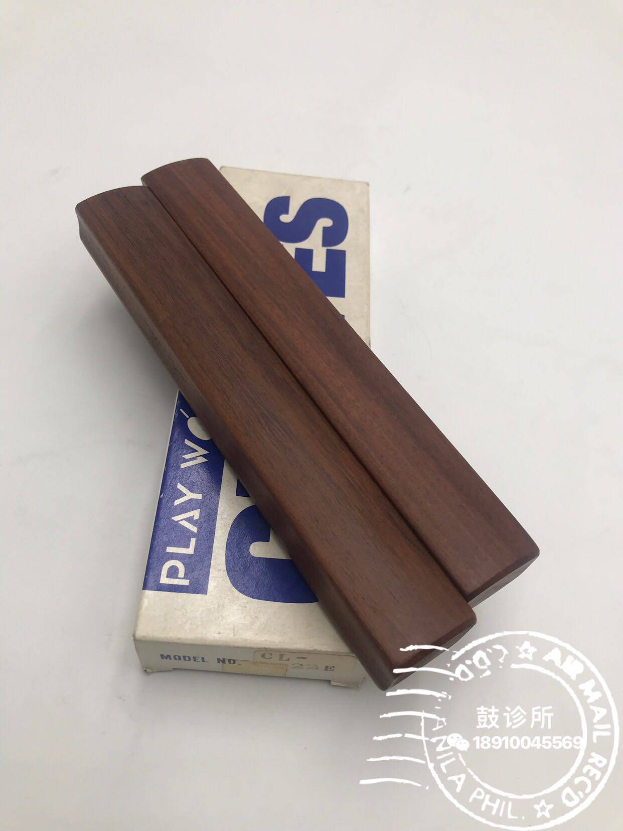 日产 playwood 响木 音棒 西洋打击乐器 claves cl-22e 乌木