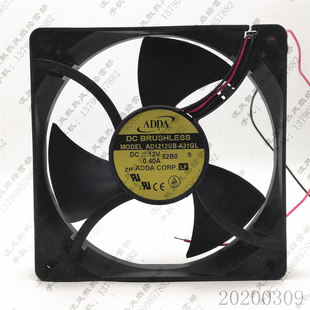 A31GL 12025 12CM 原装 0.40A AD1212UB 12V 大风量散热风扇 ADDA