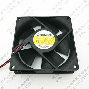 24V 3.6W 9025 散热风扇 建准SUNON 9225变频器 KDE2409PTB1