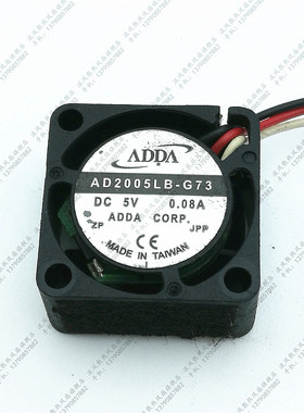 ADDA 2010 2CM AD2005LB-G73 5V 0.08A 2线 微型 笔记本散热风扇