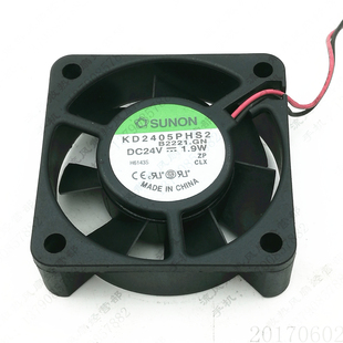 KD2405PHS2 24V 1.9W 原装 变频器 5015 5cm 2线散热风扇 SUNON