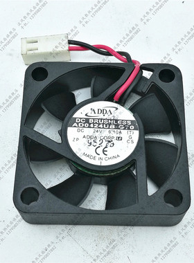 原装 ADDA AD0424UB-G70 4010 4CM 24V 0.10A 2线 双滚珠散热风扇