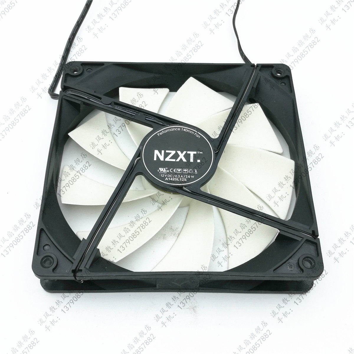 原装NZXT/恩杰散热风扇A1425L12S DC12V 0.3A 3.6W 14025机箱风扇