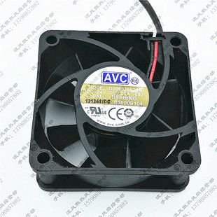 6025 24V 0.25A 原装 2线 DS06025B24H 6CM 变频器散热风扇 AVC